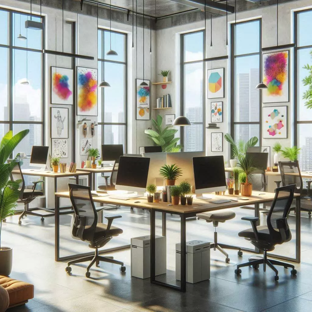 Resimlerle ofis dekorasyonları 2024 (2)	